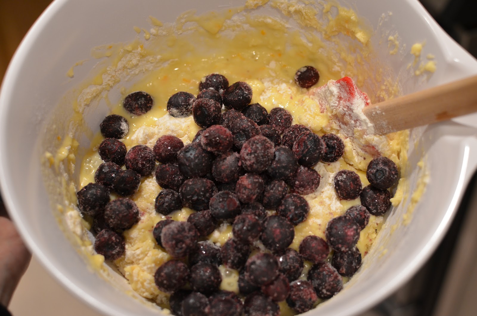 Playing with Flour Blueberry muffins with orange zest