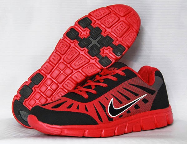 Jong Svi Jewelry Sepatu Nike Merah Hitam
