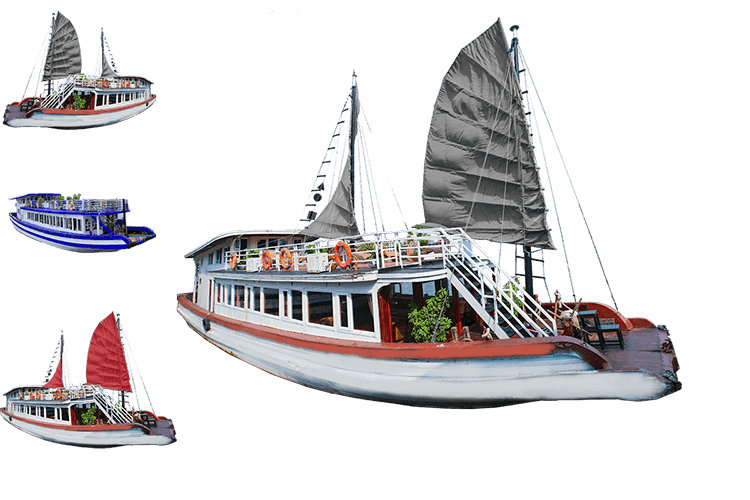 Tàu du lịch vỏ gỗ[Tàu thăm vịnh Hạ Long]