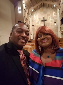 Bishop and 1st Lady Caldwell