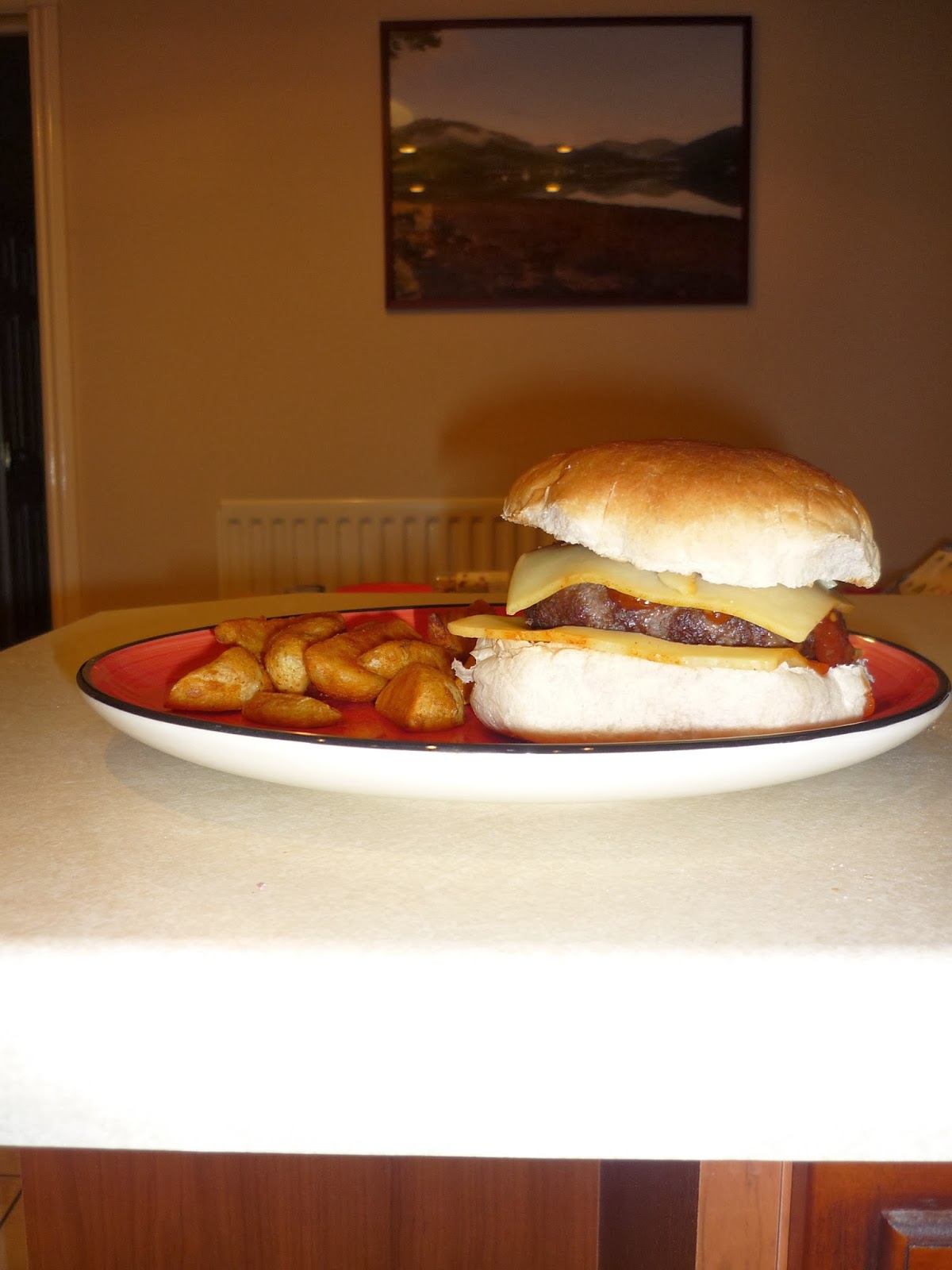 Homemade burger Homemade burger