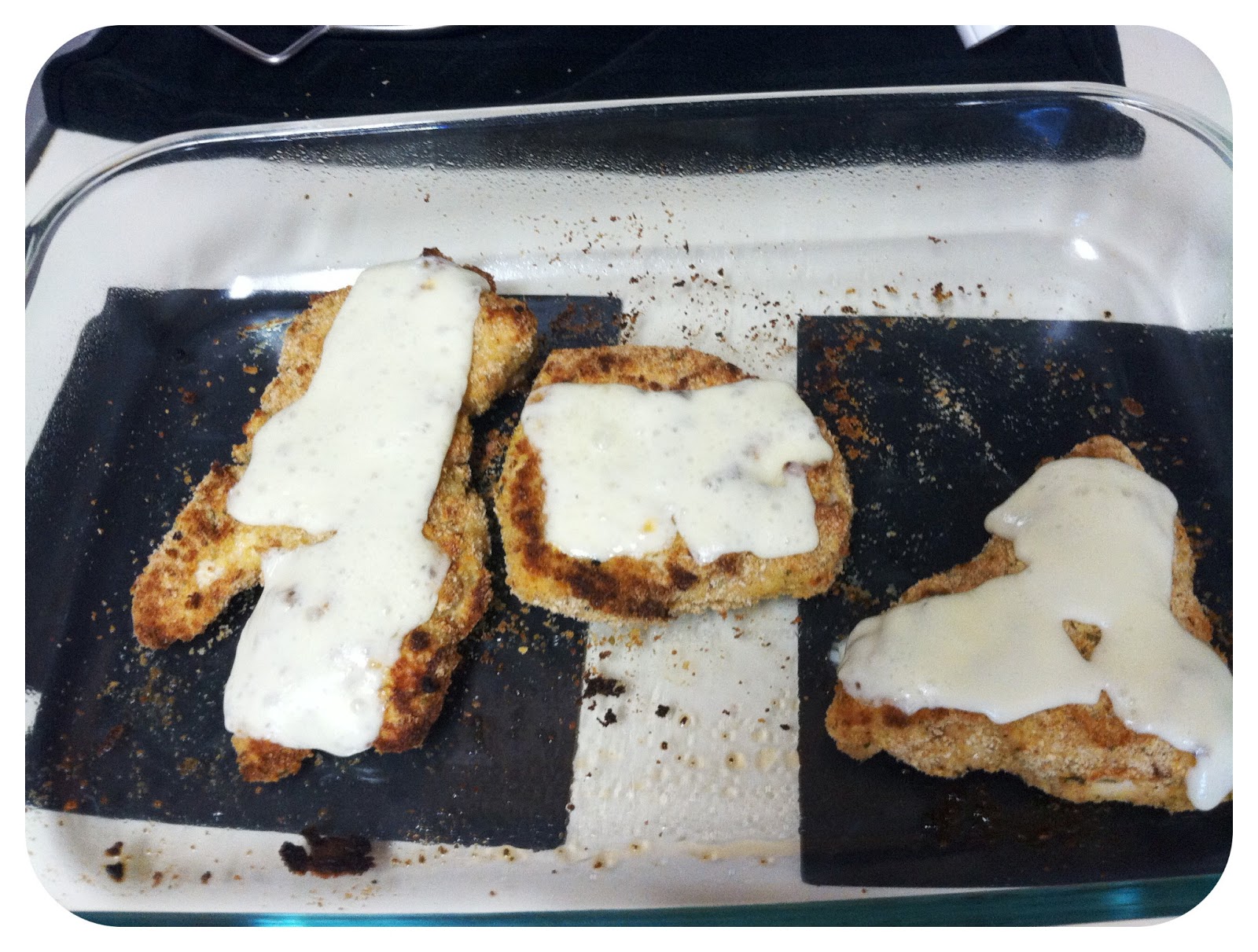 Courting Contentment Double Breaded Chicken Parmesan