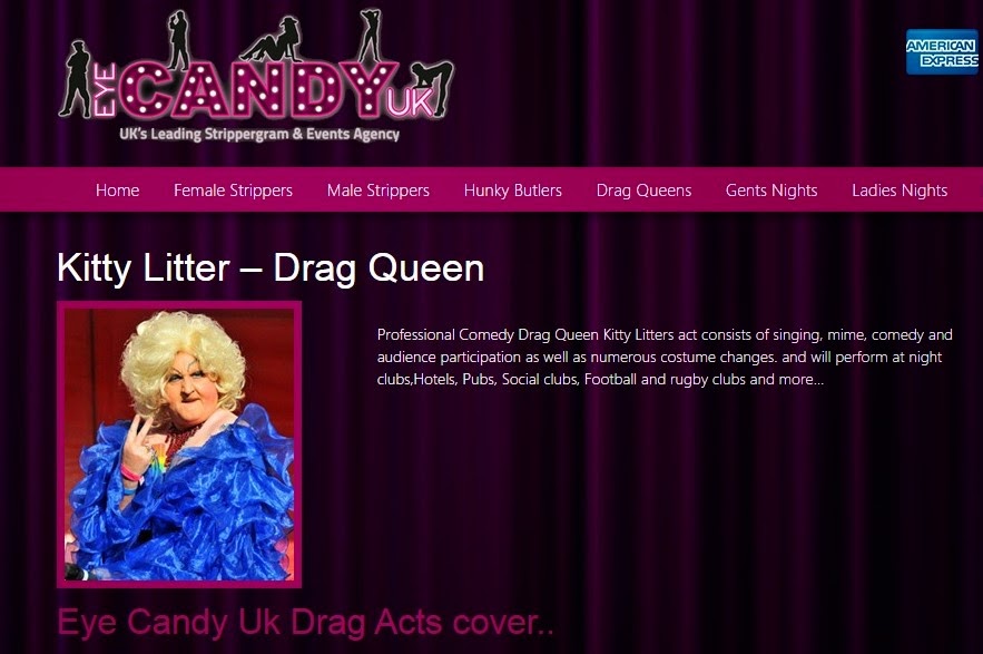Martin Brookes Oakham Kitty Litter Blackpool drag queen is set to hang