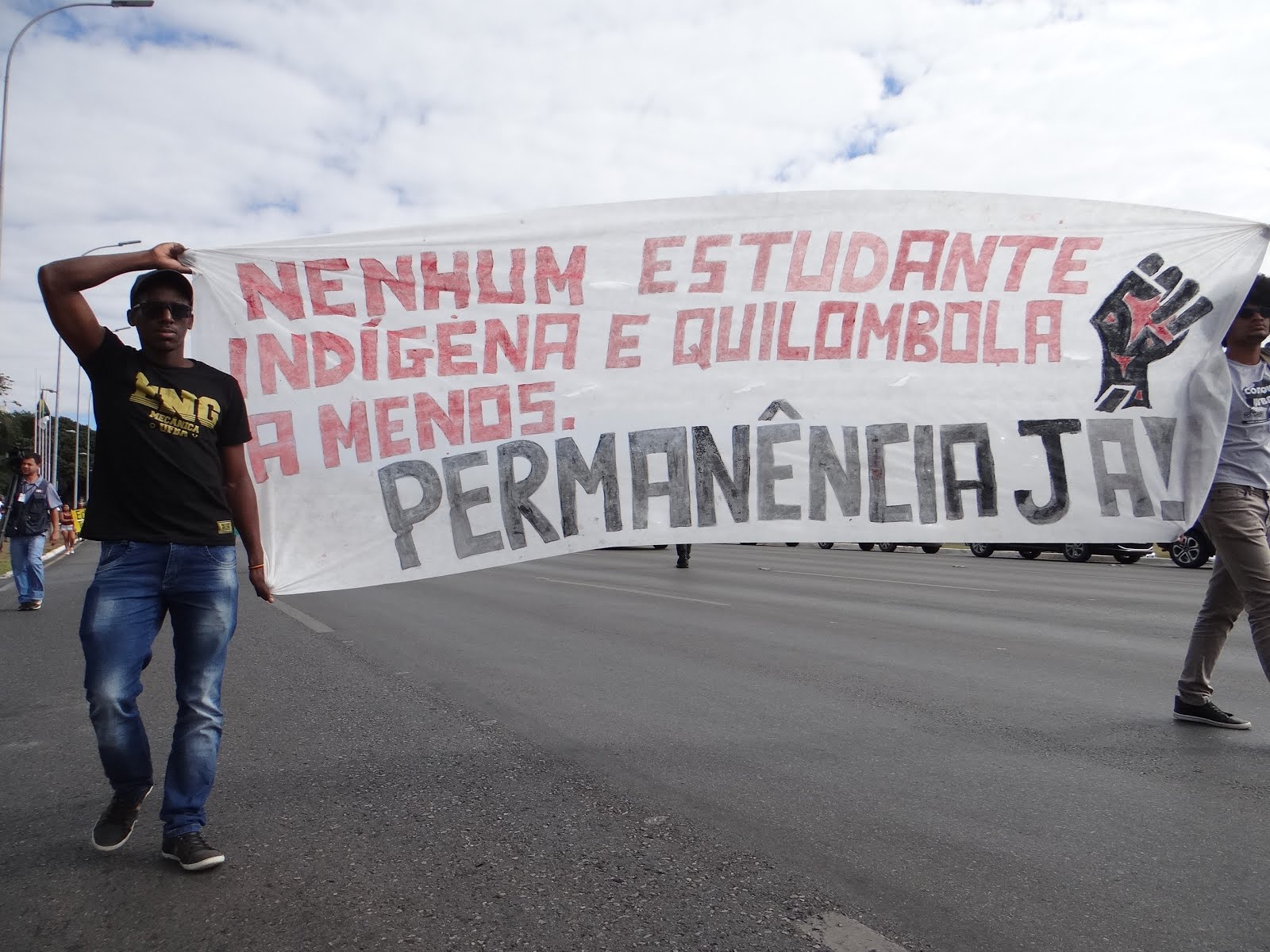 Mob Estudantes Indigenas e Quilombolas