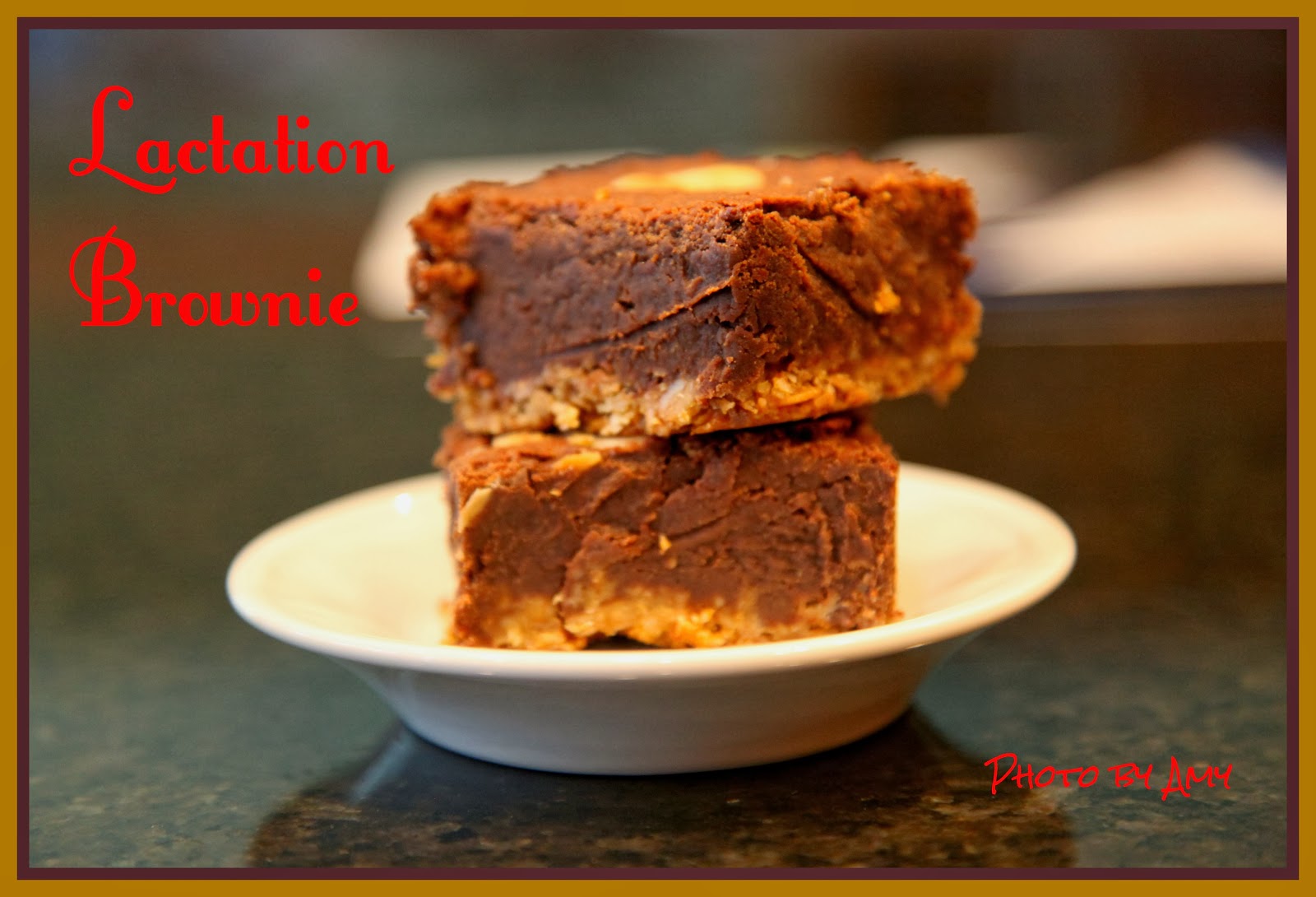 Sew what's cooking with Joan! Two layer Lactation Brownies!