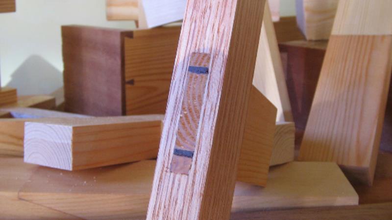 Hand Cut Joints Through Wedged Mortise Tenon