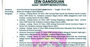 kerja usaha permohonan surat izin gangguan ho kerja usaha permohonan surat izin gangguan ho