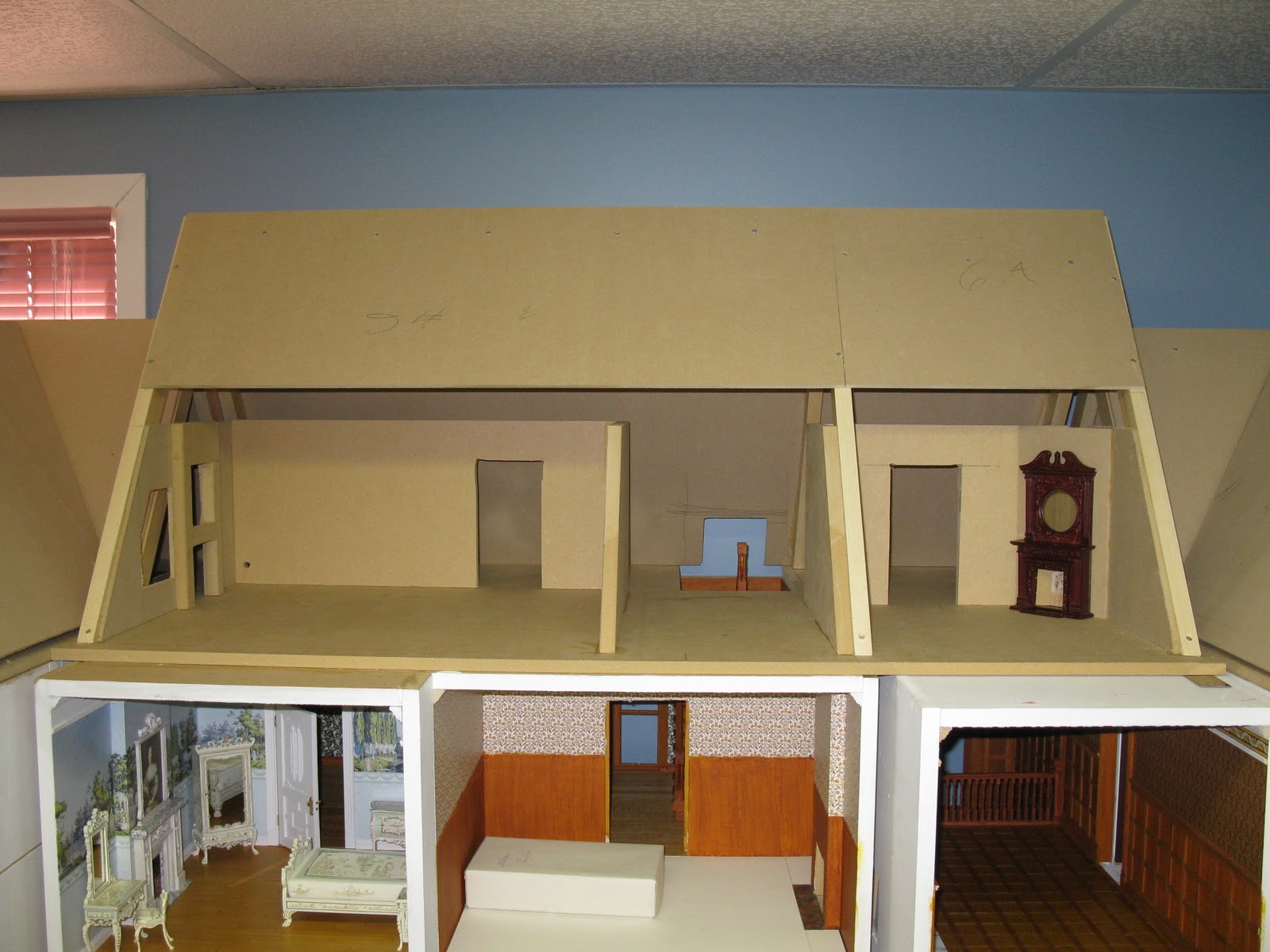 Late Victorian English Manor Dollhouse 1 12 Miniature
