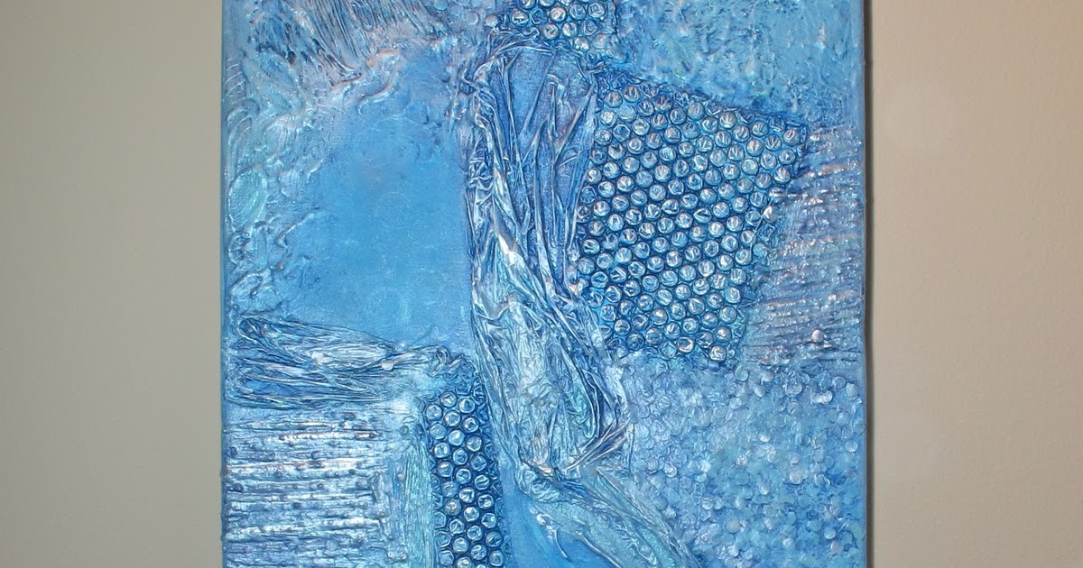 BluKatKraft How to Easily Create Texture in Acrylic Paintings