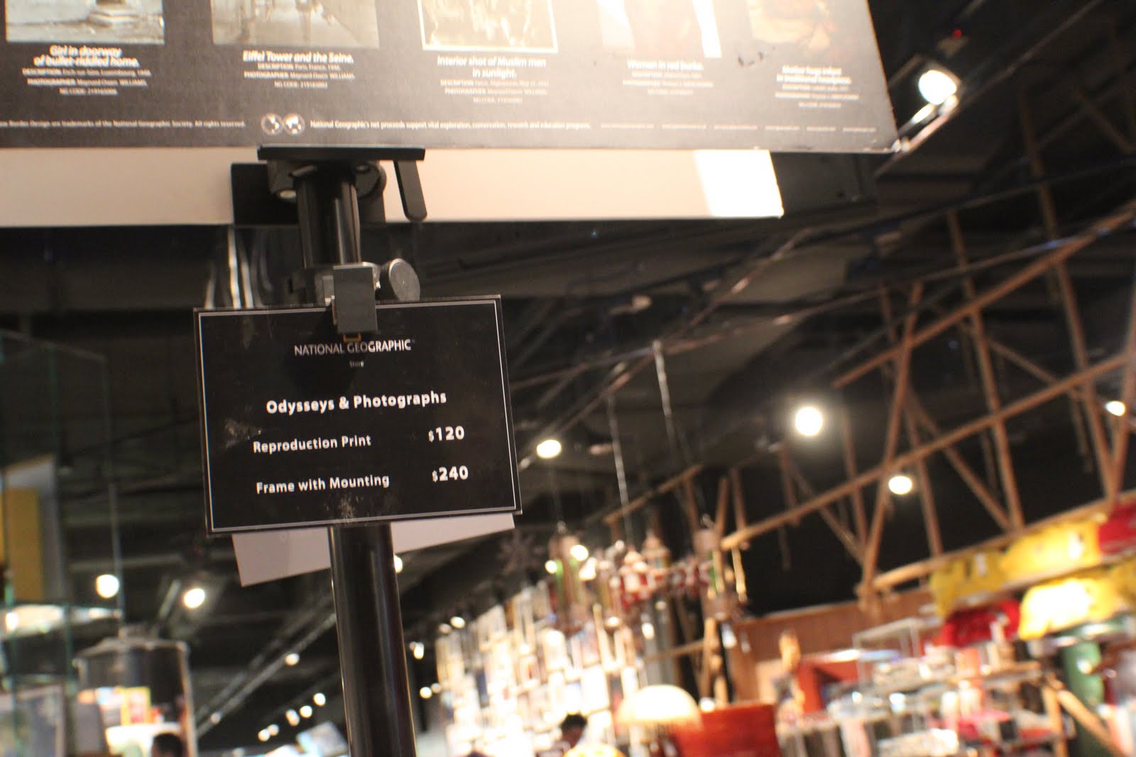 National Geographic Store layout and design