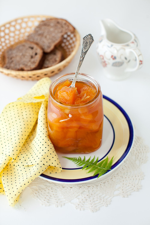 Melon Jam with Candied Ginger and Lemon Peel at Cooking Melangery