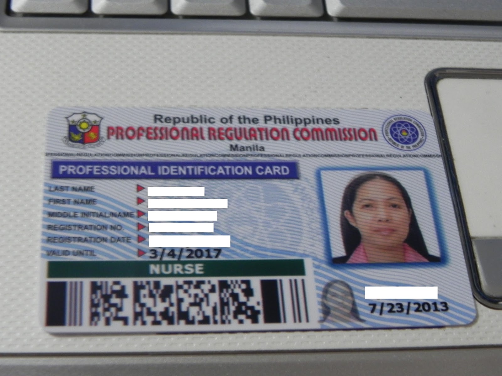 Nurse Id Card Registration