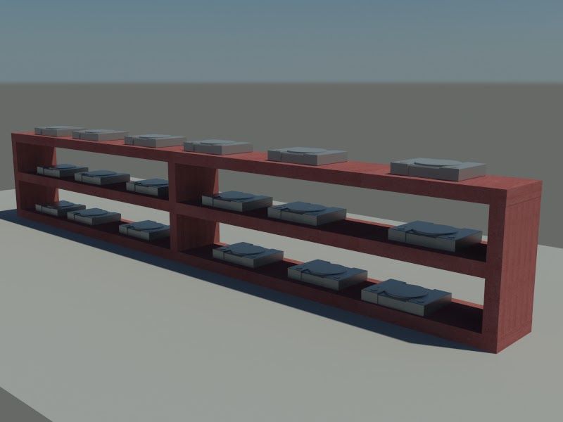 Retro Game On Console Storage A Visualization