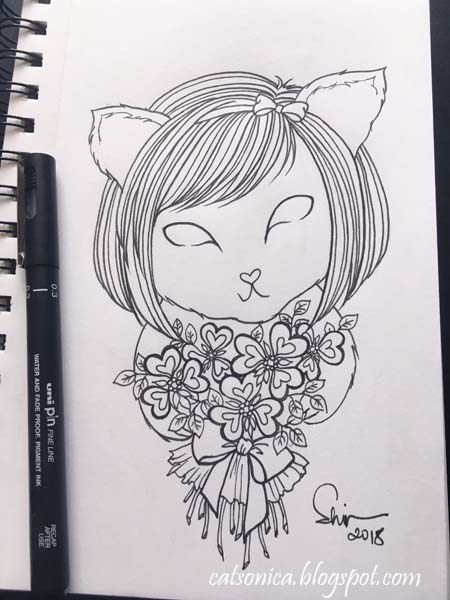 Akino S Sketchbook Kitty Doodle Doo