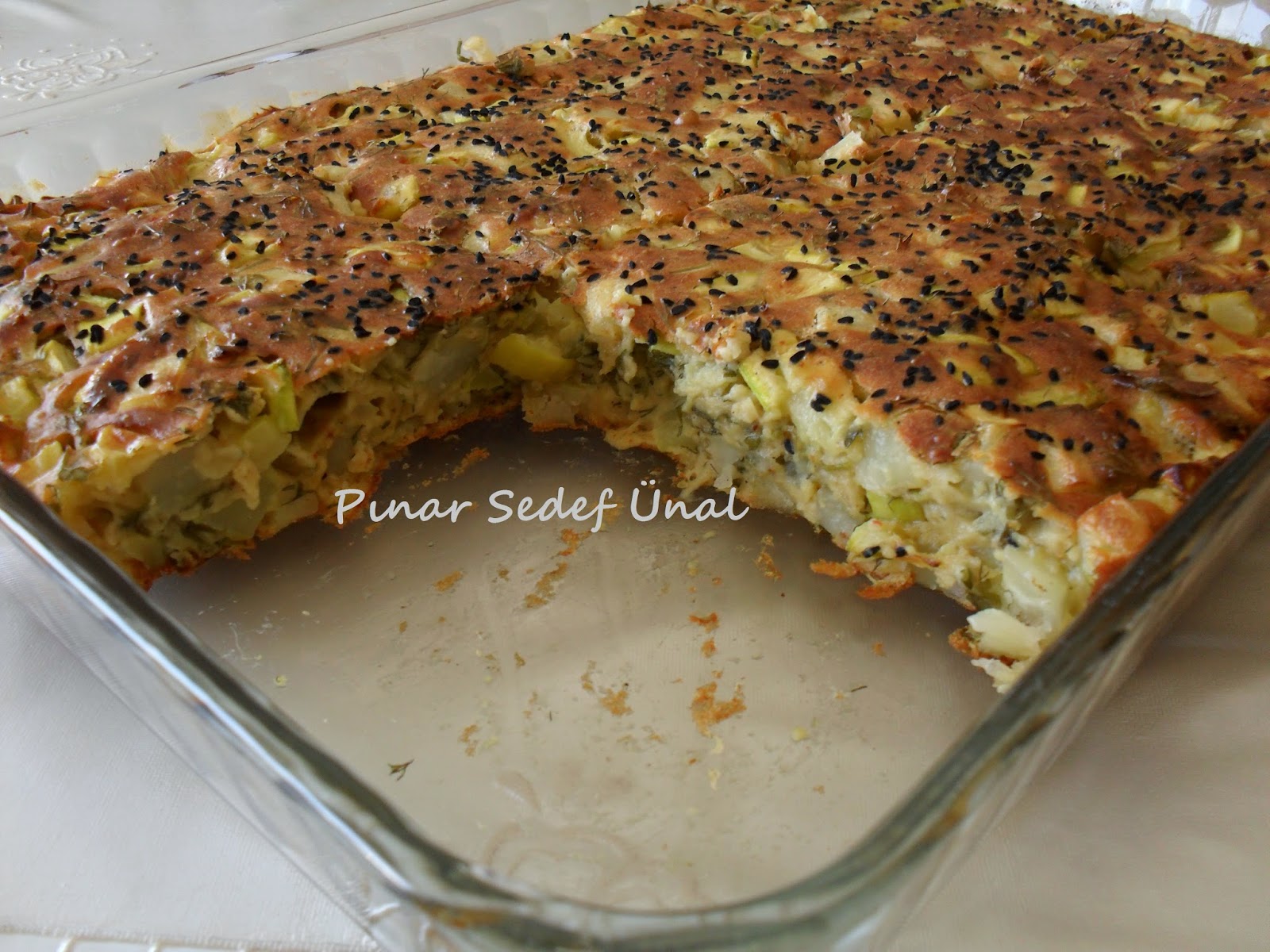 PINAR SEDEF ÜNAL KABAKLI PATATESLİ KEK