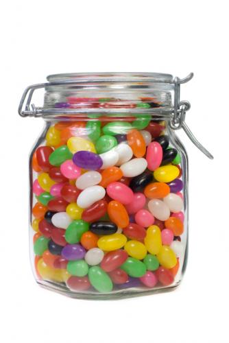 jelly beans in a jar. how many jelly beans in a jar.