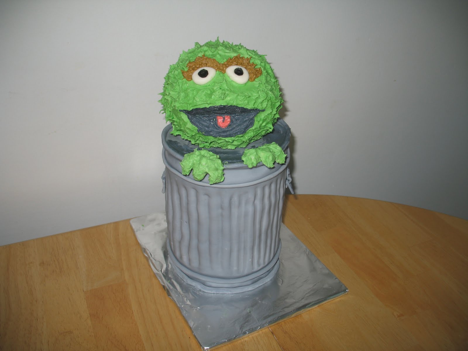 Oscar The Grouch Cake Topper Oscar The Grouch Cake Topper