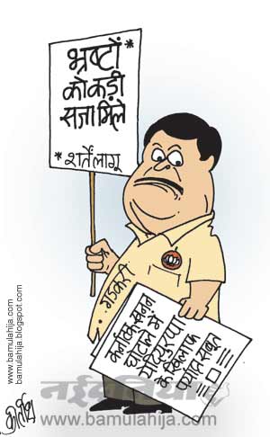 Nitin Gadkari Cartoon