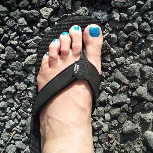 toes nail painted toe polish colors summer teal nails guys opi mens wear cows come polished toenails acrylic man google