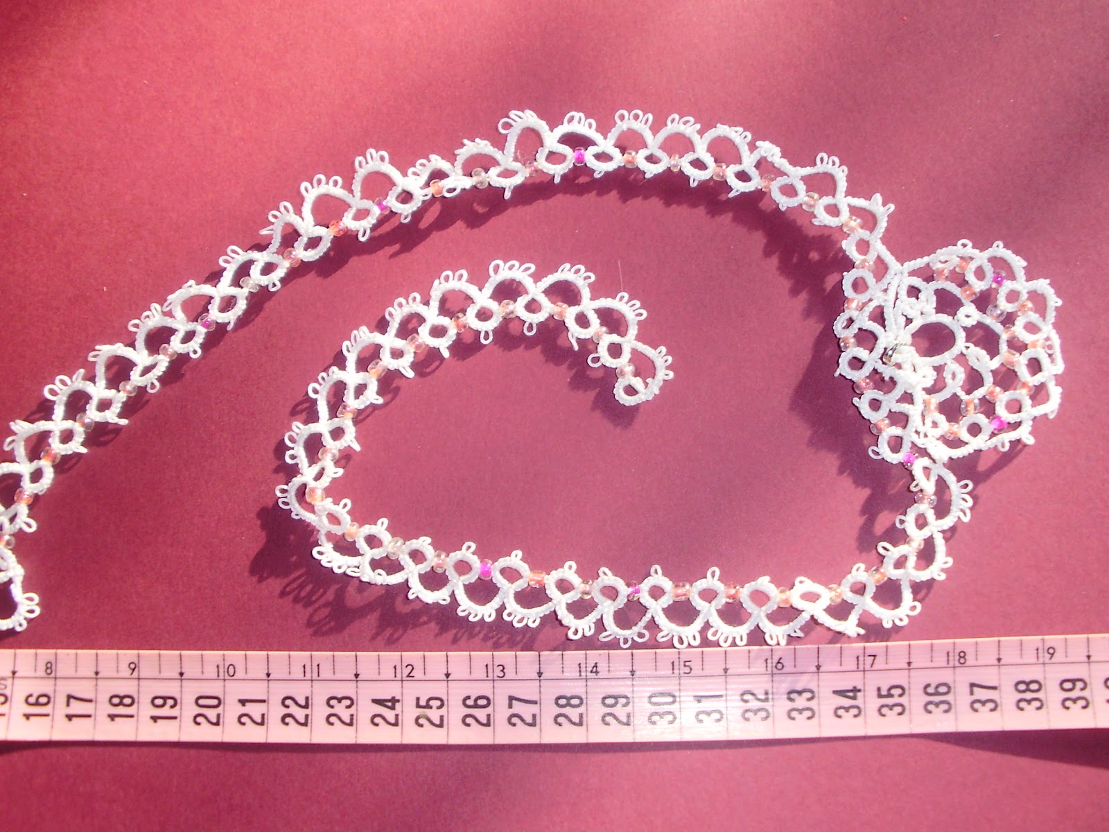 Frivolite de Chile Tatting frivolite