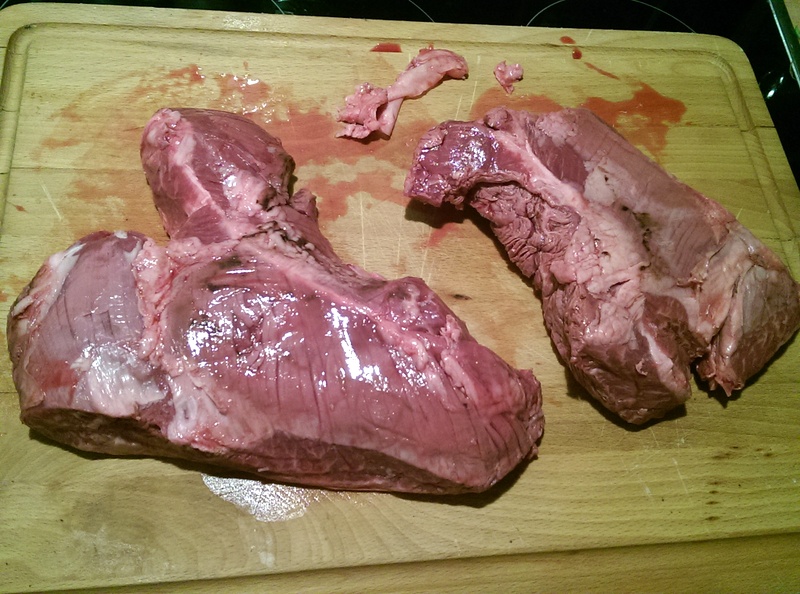 Onglet oder auch Nierenzapfen, roh