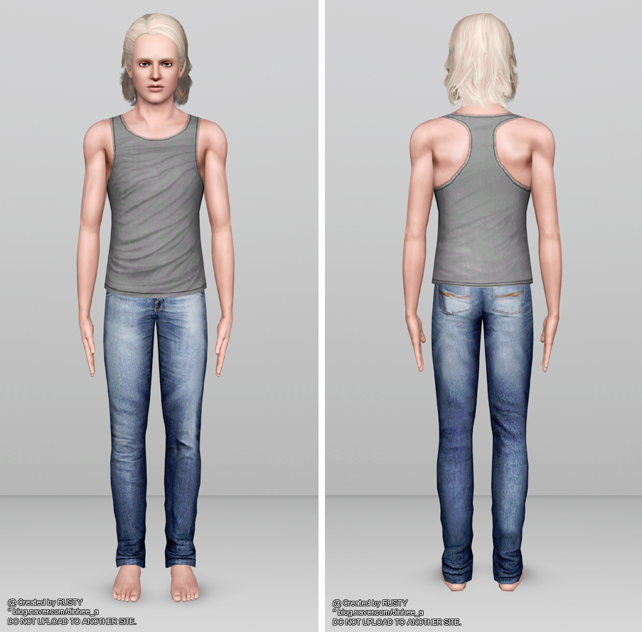 My Sims 3 Blog New Jeans For Teen Males Amp Tops For T A