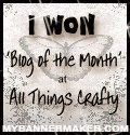 I Won Blog of the Month