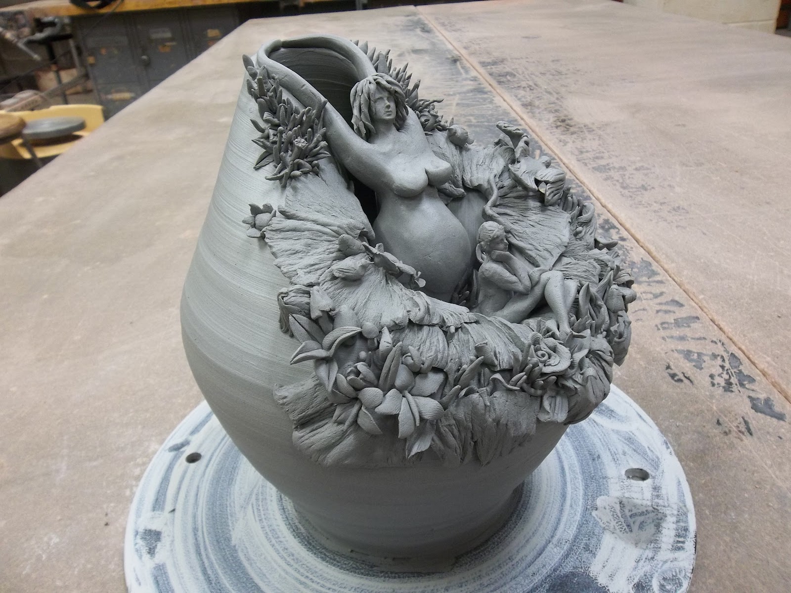 Pedro Ramirez' Art Low Fire White Clay