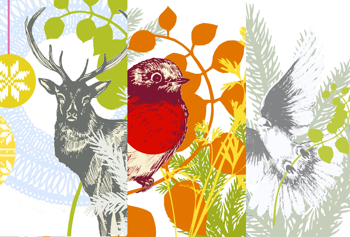 Vicki Johnson: Christmas card prints taster...