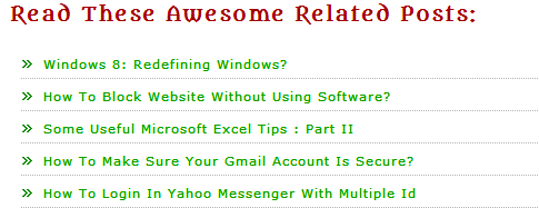 Add Stylish Related Posts Widget On Blogger