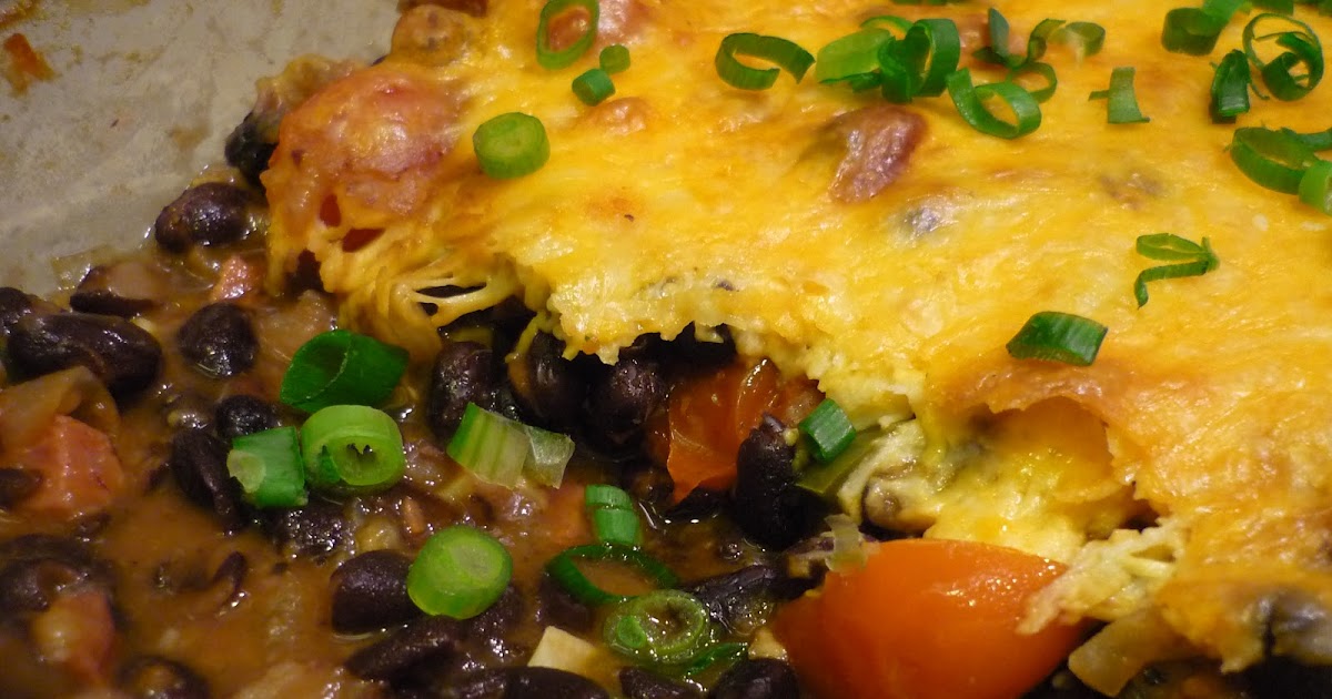 The No Pressure Cooker Black Bean and Chorizo Bake