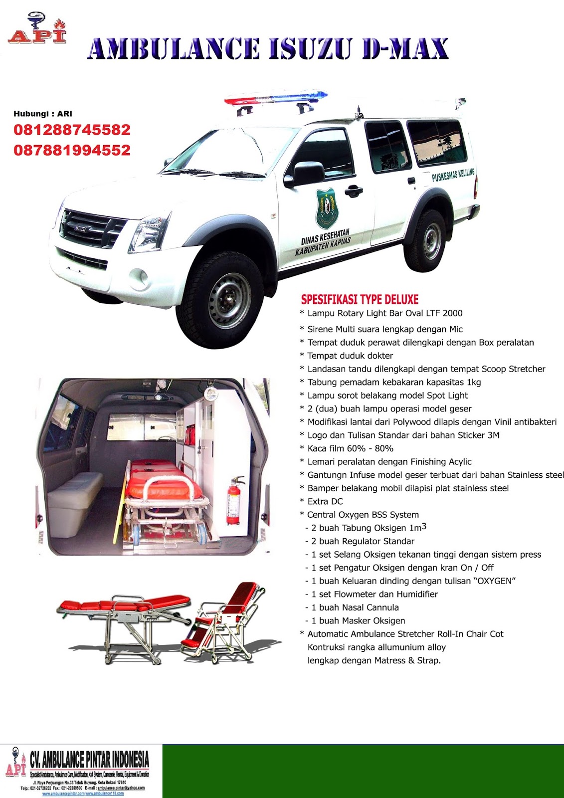 2015 08 30 Dealer Ambulance Karoseri Ambulance Modifikasi