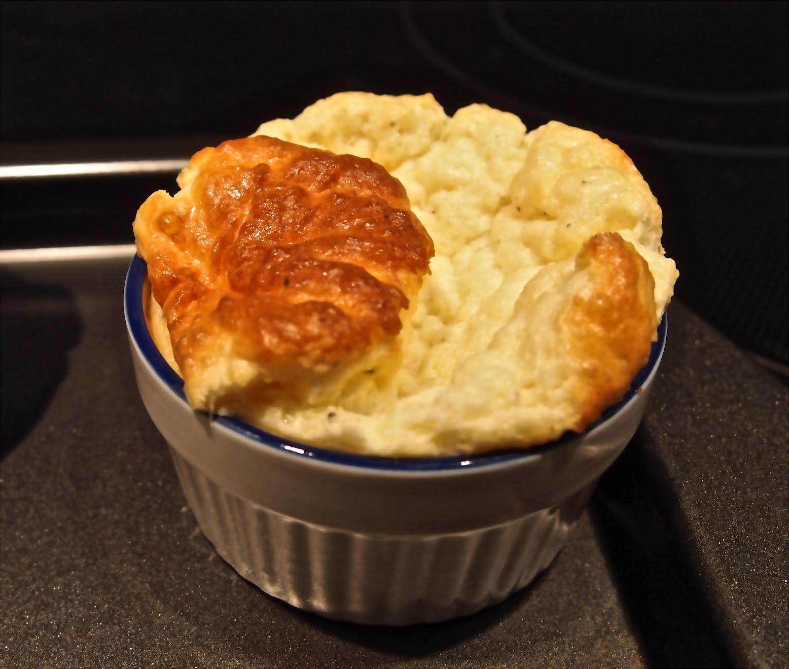 EpiCurious Generations Pepper Boursin Soufflé with Cherry, Pumpkin