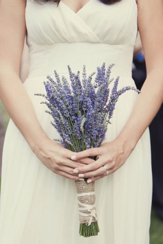 Lavender the Universal Herb Lavender Bridal Bouquet
