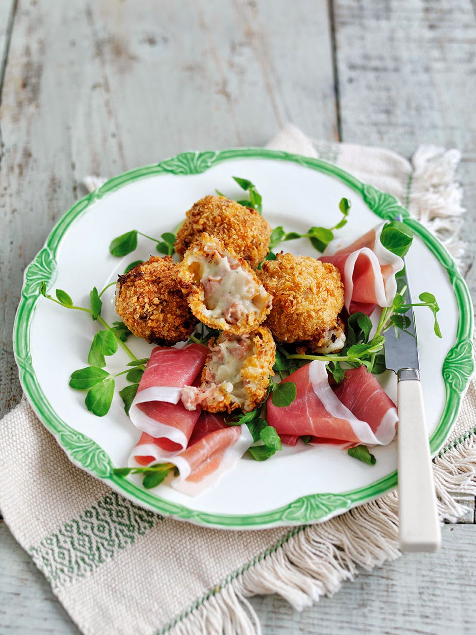 Parma Ham and Stilton Canapé Croquettes