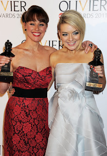 Jill Halfpenny & Sheridan Smith at the Olivier Awards