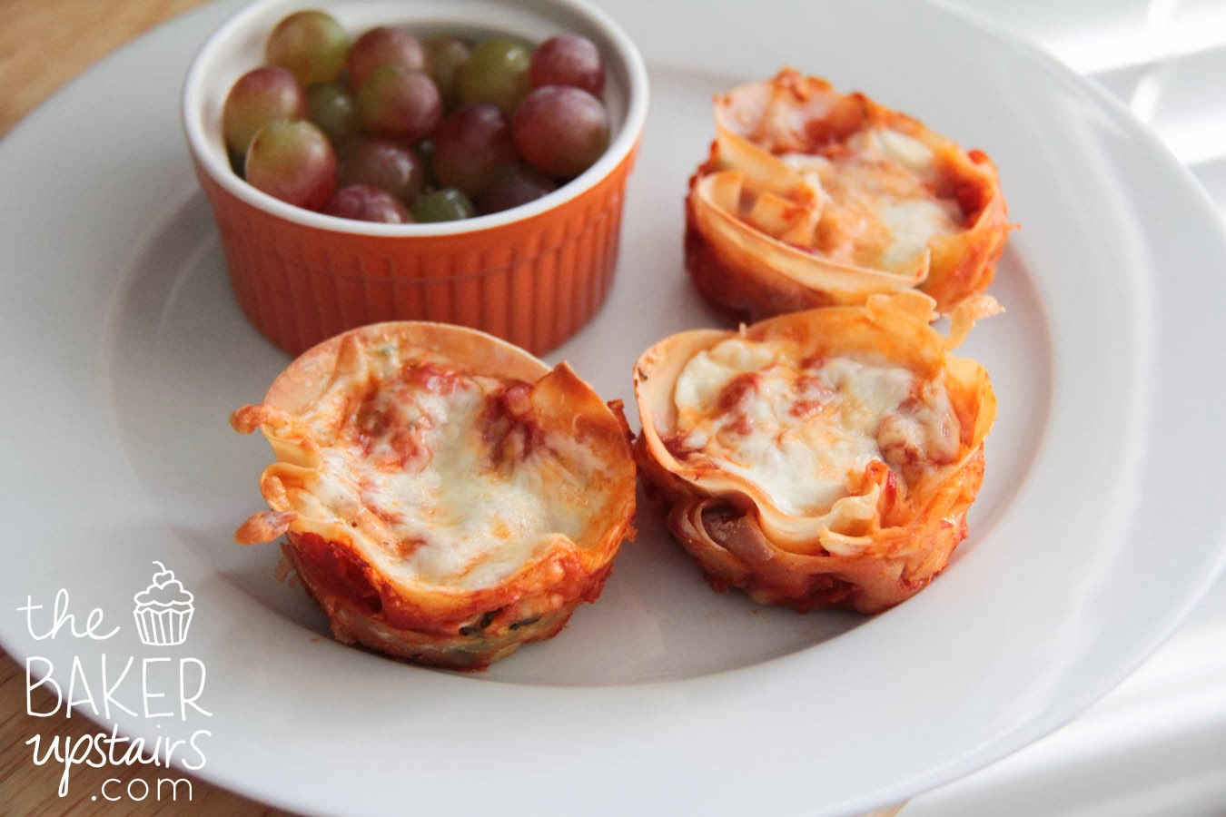 The Baker Upstairs lasagna cupcakes