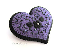 purple embroidery pin