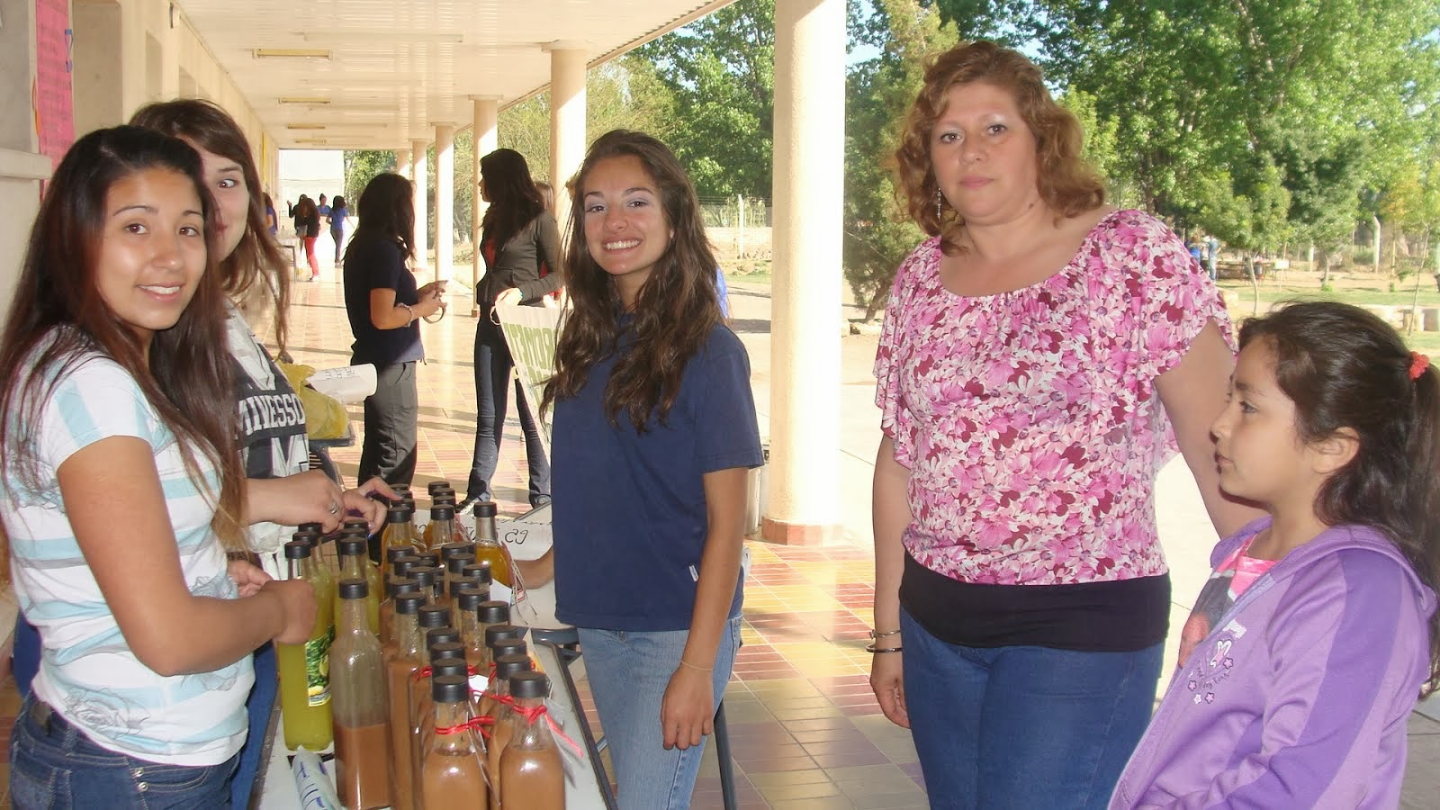 MADRES E HIJOS VISITARON LA MUESTRA