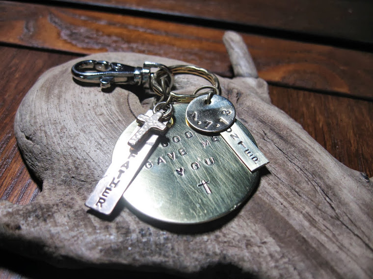 Custom Stamped Keychain for Godfather