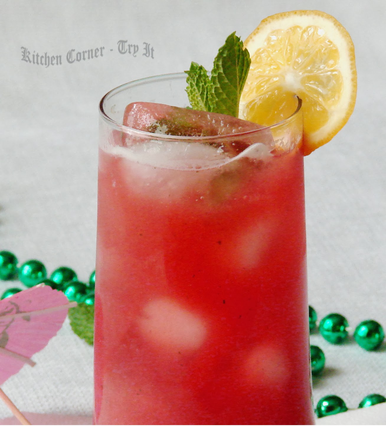 Raspberry Mint Agua Fresca