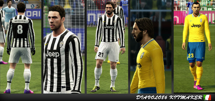 قسم اطقم 2014 لى pes2013  Juventus+13-14+Home+++Away+Kits+by+diavolo86