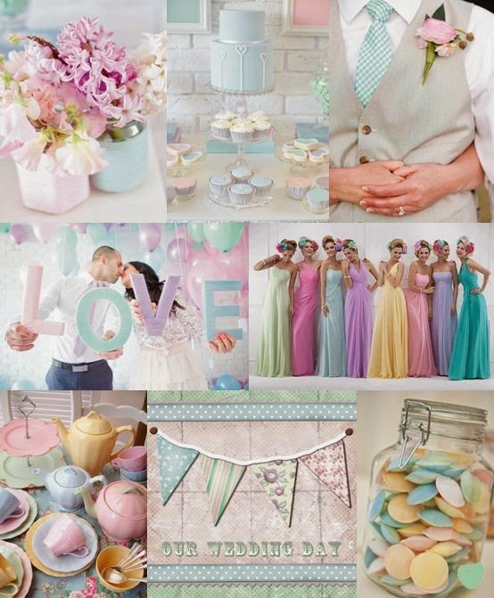 Inspirations Pour Mariage Pastel Pellmell Creations