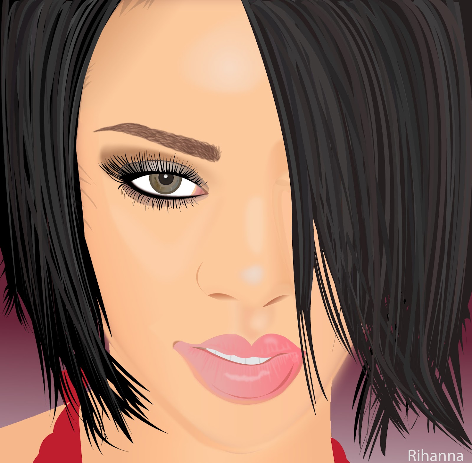 Cartoon Pictures of Rihanna