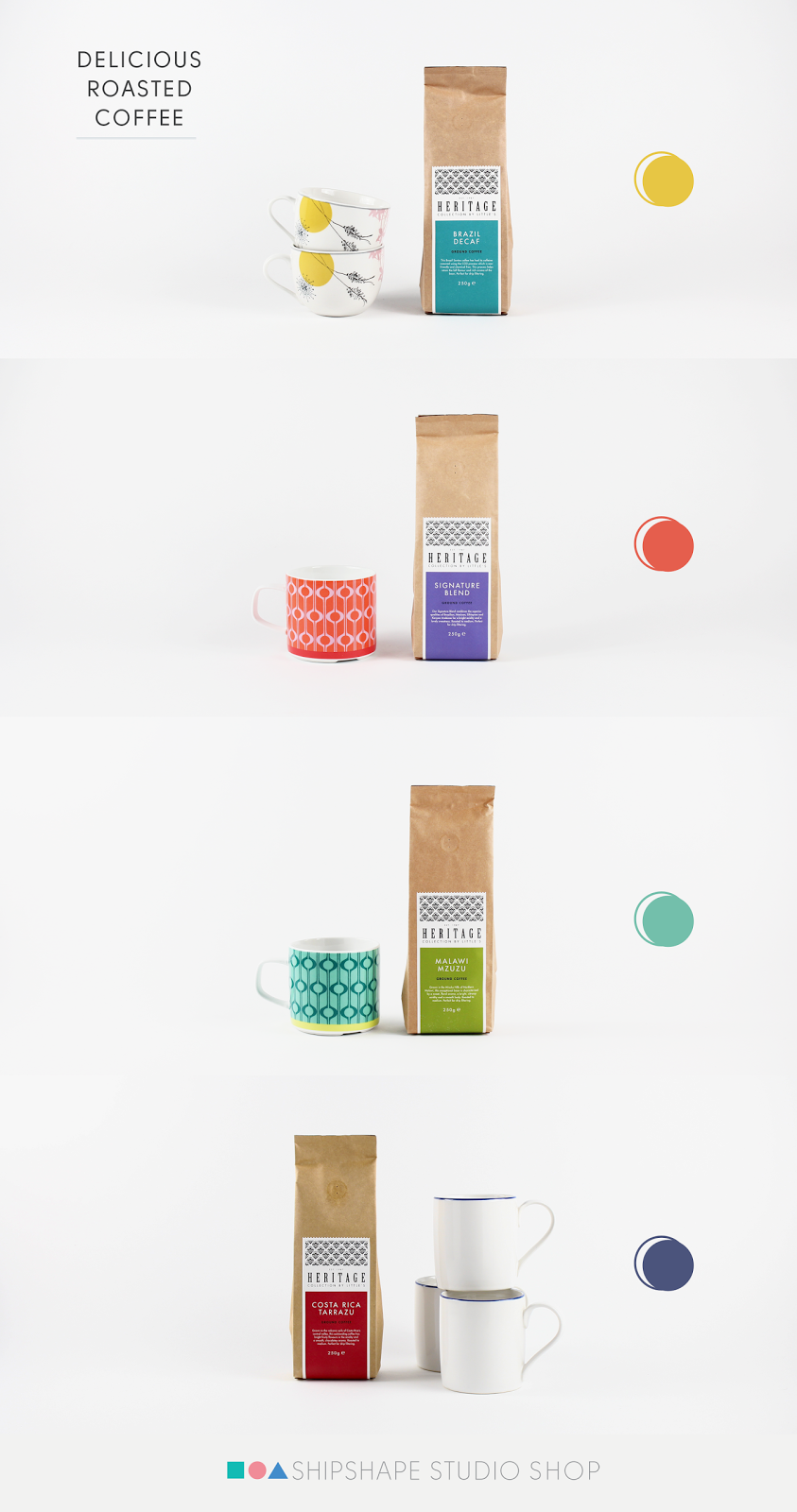 Roast Coffee Packaging coffee shipshapestudio Coffee