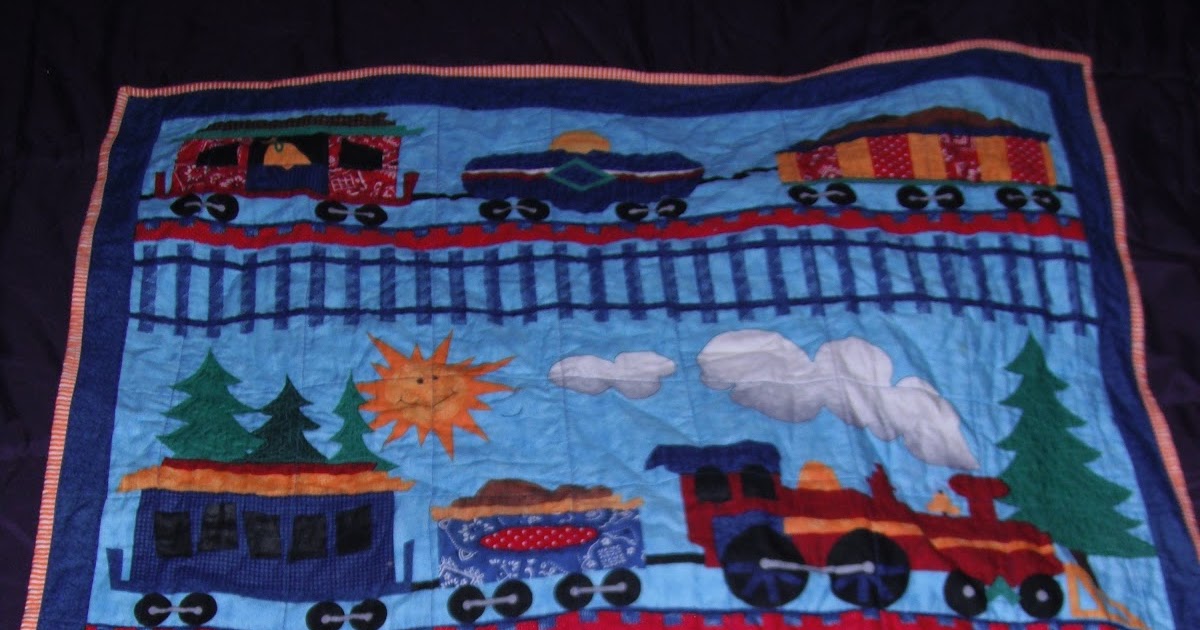 See what Netto made! Train Panel Quilt