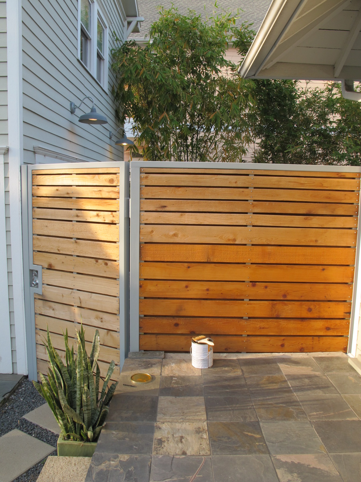 Christie Chase 600...sealing cedar fence