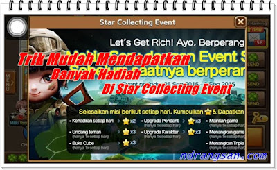 6 Trik Mudah Mendapatkan Banyak Hadiah Di Star Collecting Event 