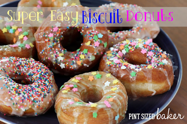 Super Easy Pillsbury Biscuit Donuts