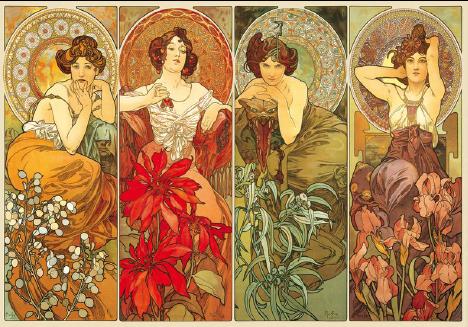 Mucha Style Art